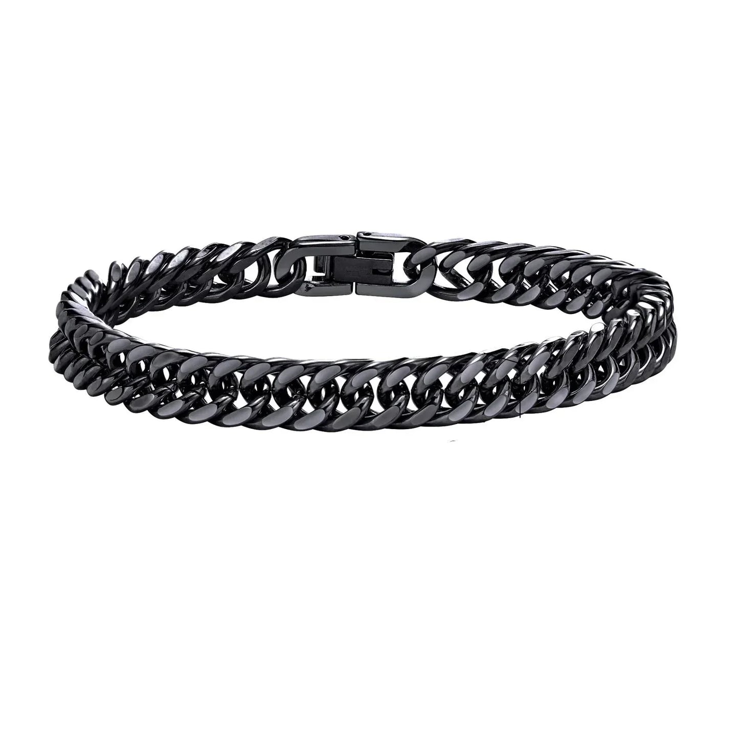 Stylish Double Curb Chain Bracelets