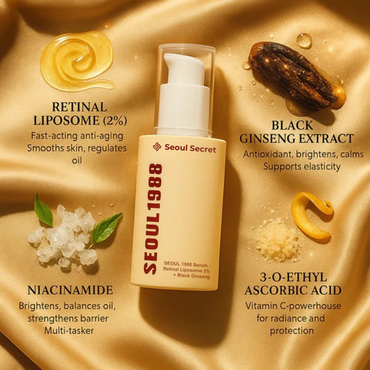 SeoulSecret™ - Serum : Retinal Liposome 2% + Black Ginseng