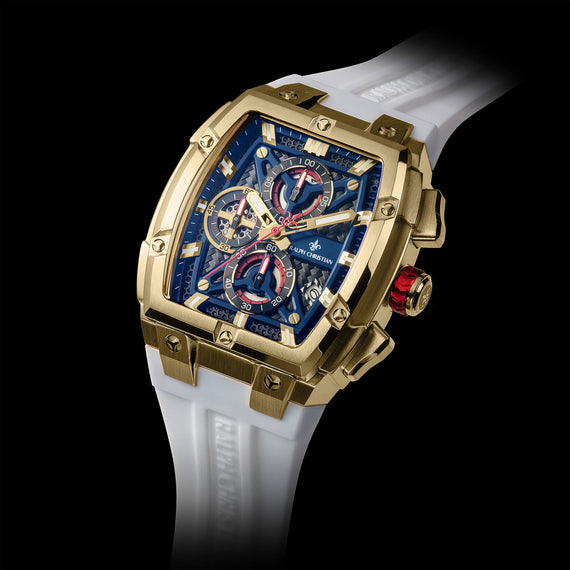 The Veyron Chrono Ice White