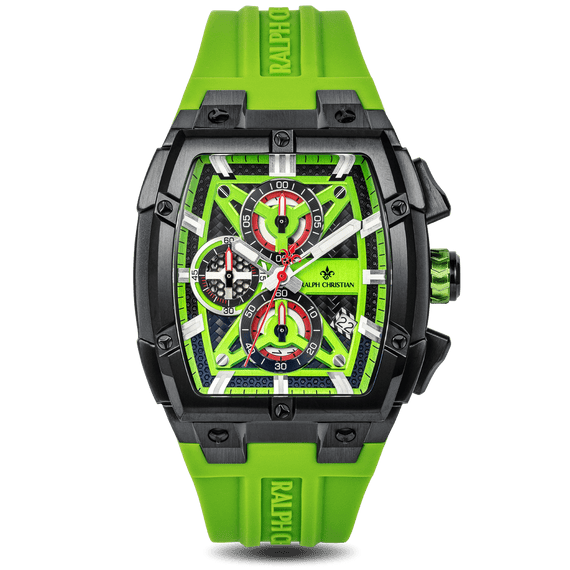 The Veyron Chrono Lime Green