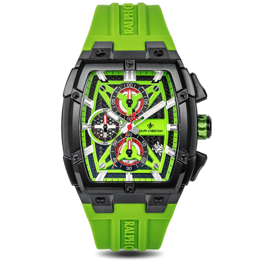 The Veyron Chrono Lime Green