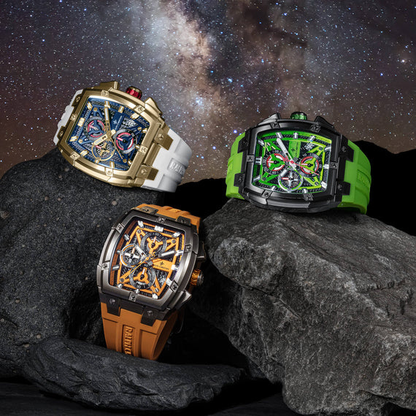 The Veyron Chrono Neon Orange