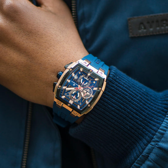 The Veyron Chrono Royal Blue