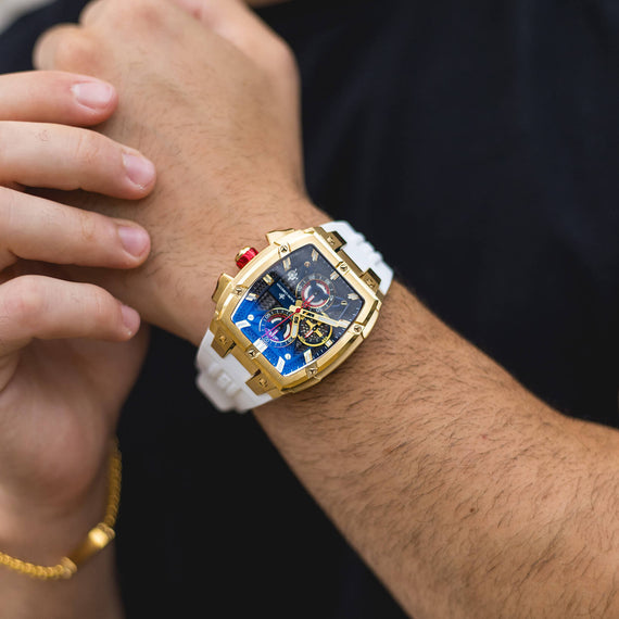 The Veyron Chrono Ice White