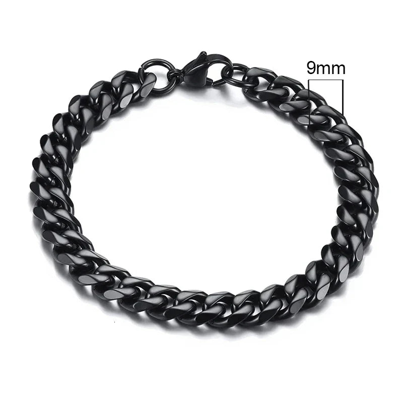 Curb Cuban Link Chain Bracelet