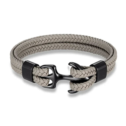 Multilayer Leather Sport Buckle Bracelet