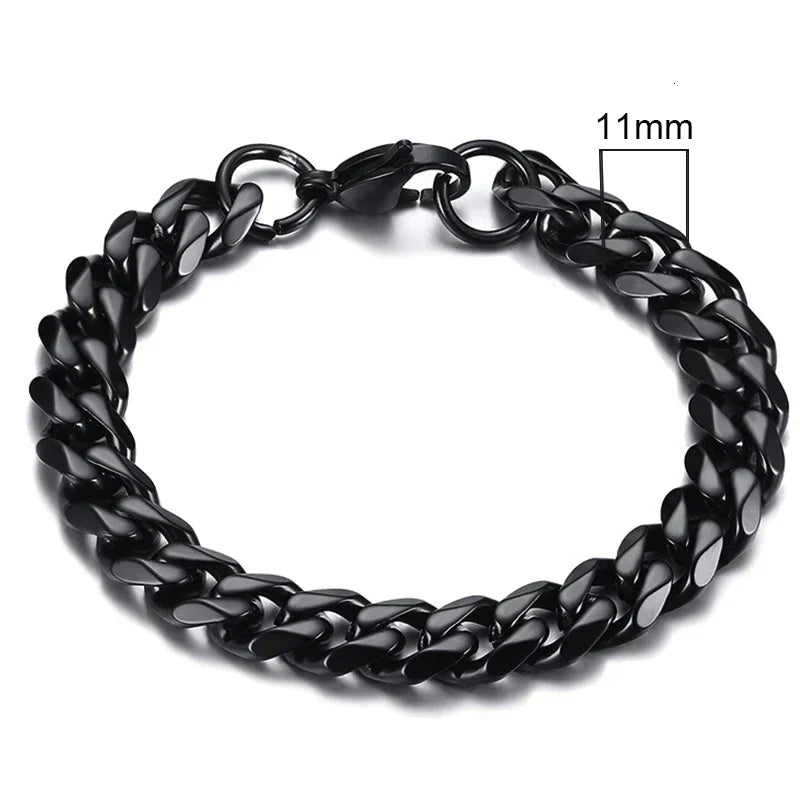 Curb Cuban Link Chain Bracelet