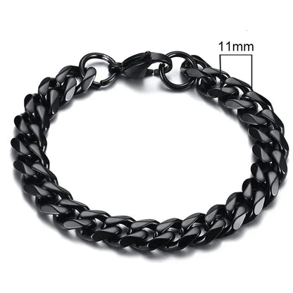 Curb Cuban Link Chain Bracelet