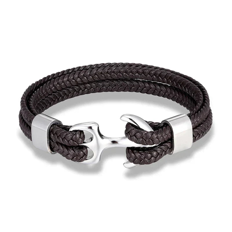Multilayer Leather Sport Buckle Bracelet