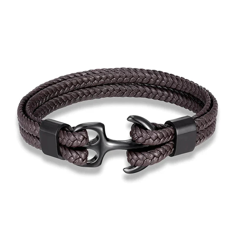 Multilayer Leather Sport Buckle Bracelet