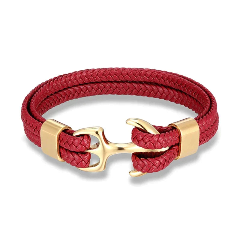 Multilayer Leather Sport Buckle Bracelet