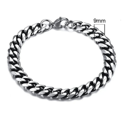 Curb Cuban Link Chain Bracelet