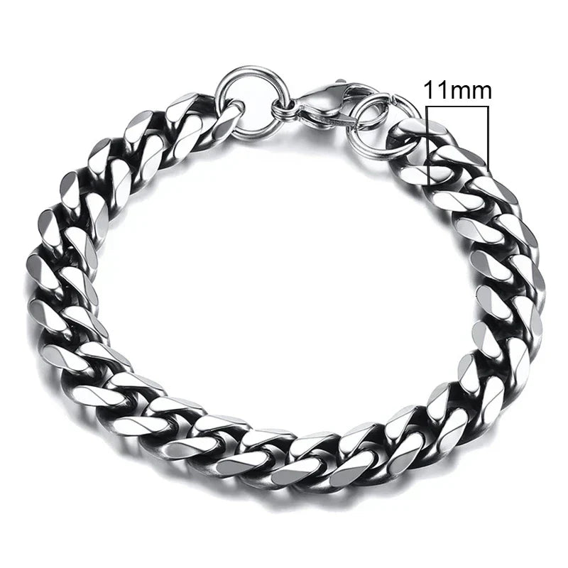 Curb Cuban Link Chain Bracelet