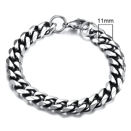 Curb Cuban Link Chain Bracelet
