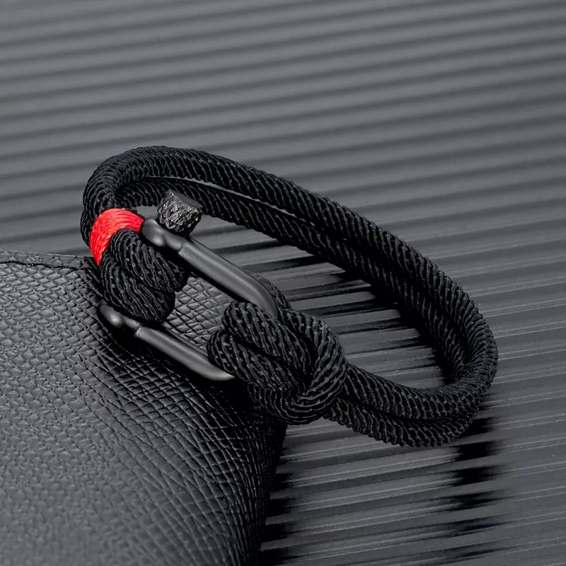 Stainless Steel U-Shaped Survival Bracelet