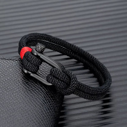 Stainless Steel U-Shaped Survival Bracelet