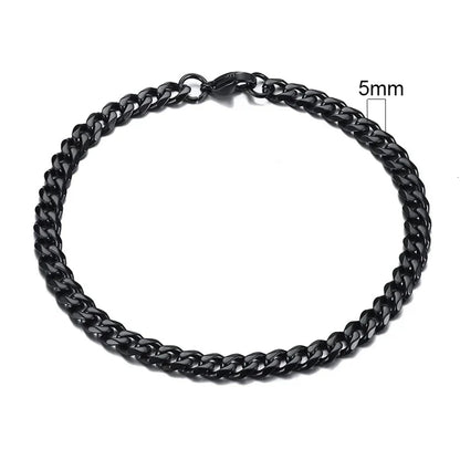 Curb Cuban Link Chain Bracelet