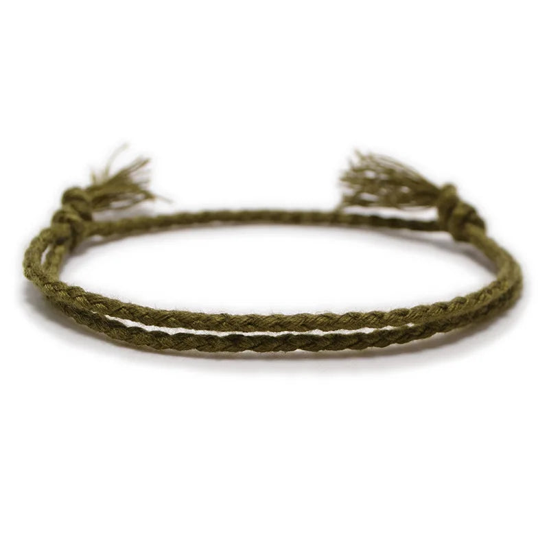 Woven Cotton Rope String Bracelet