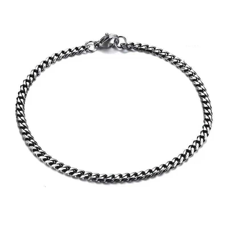 Curb Cuban Link Chain Bracelet