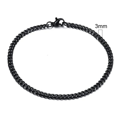 Curb Cuban Link Chain Bracelet