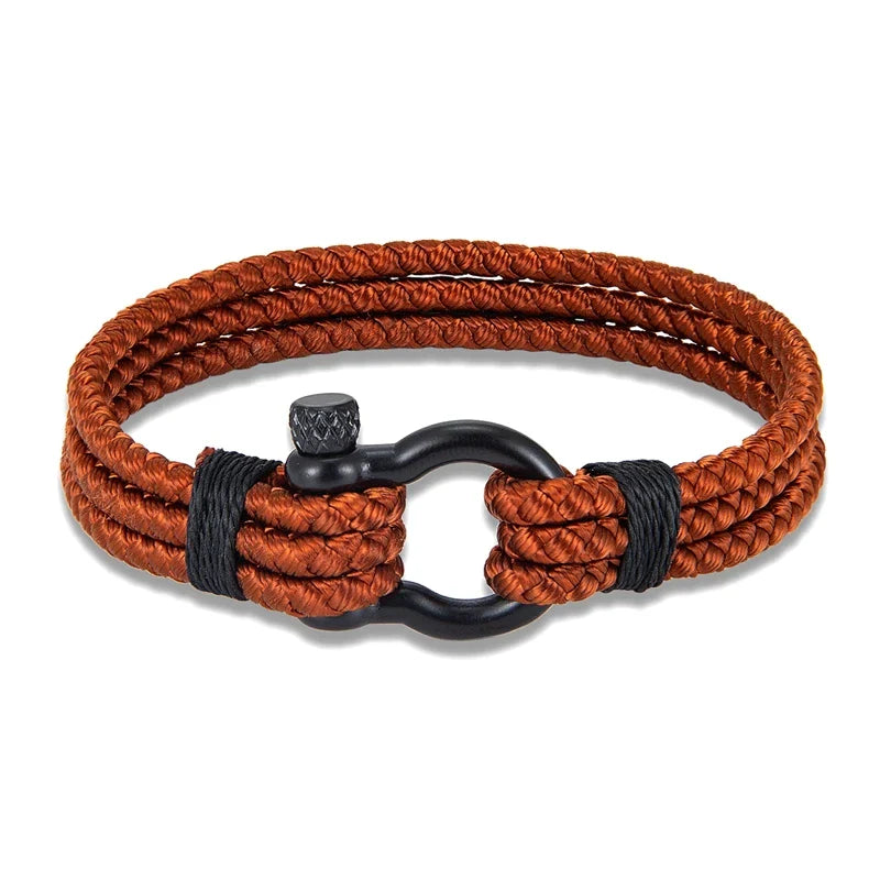 Stainless Steel Horseshoe Buckle Bracelet