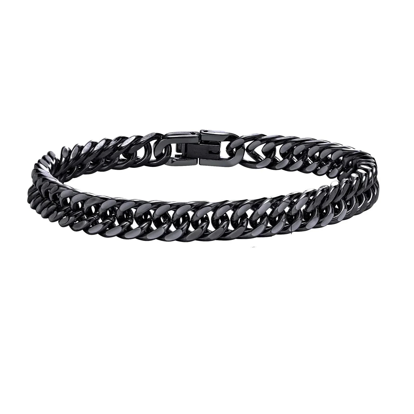 Stylish Double Curb Chain Bracelets