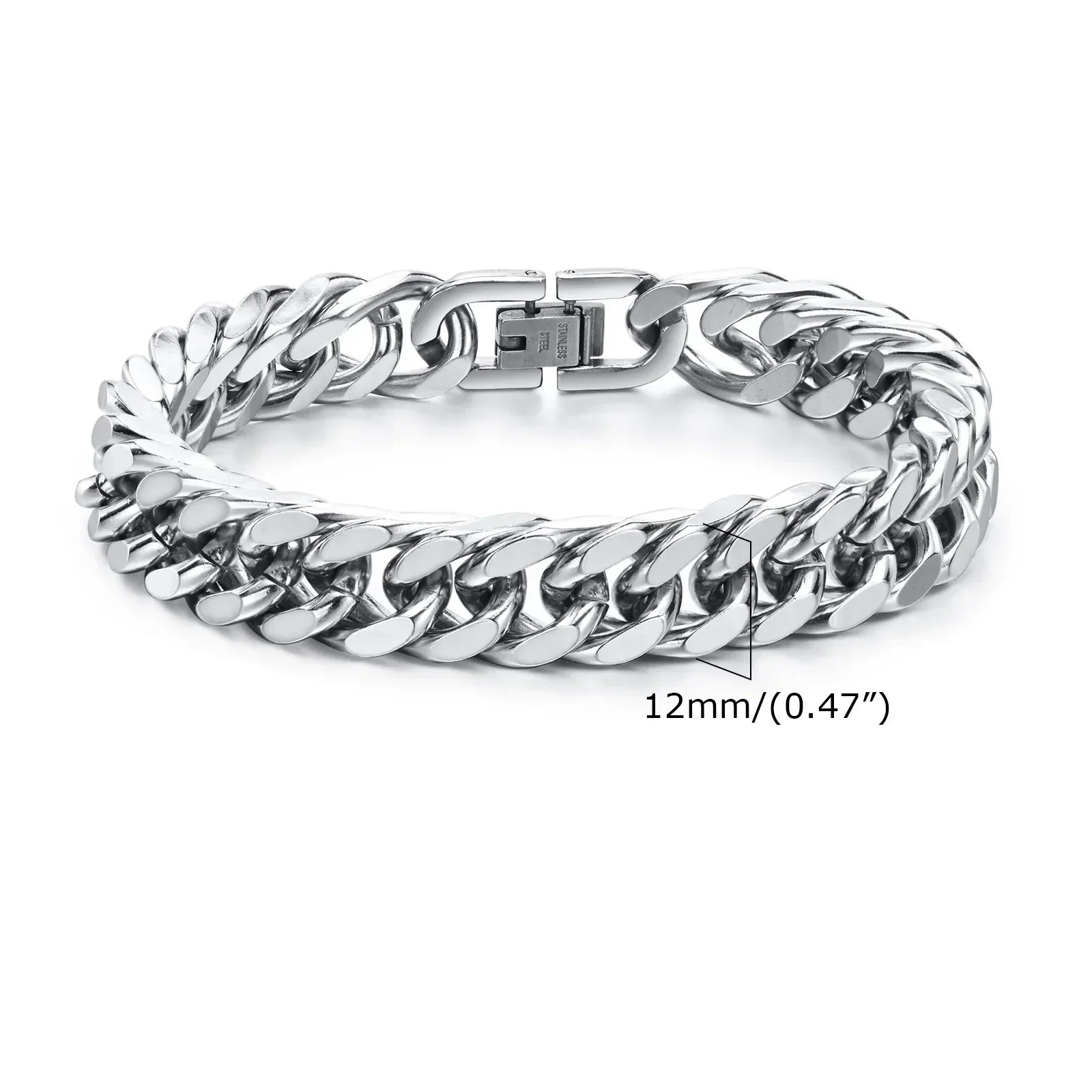 Stylish Double Curb Chain Bracelets