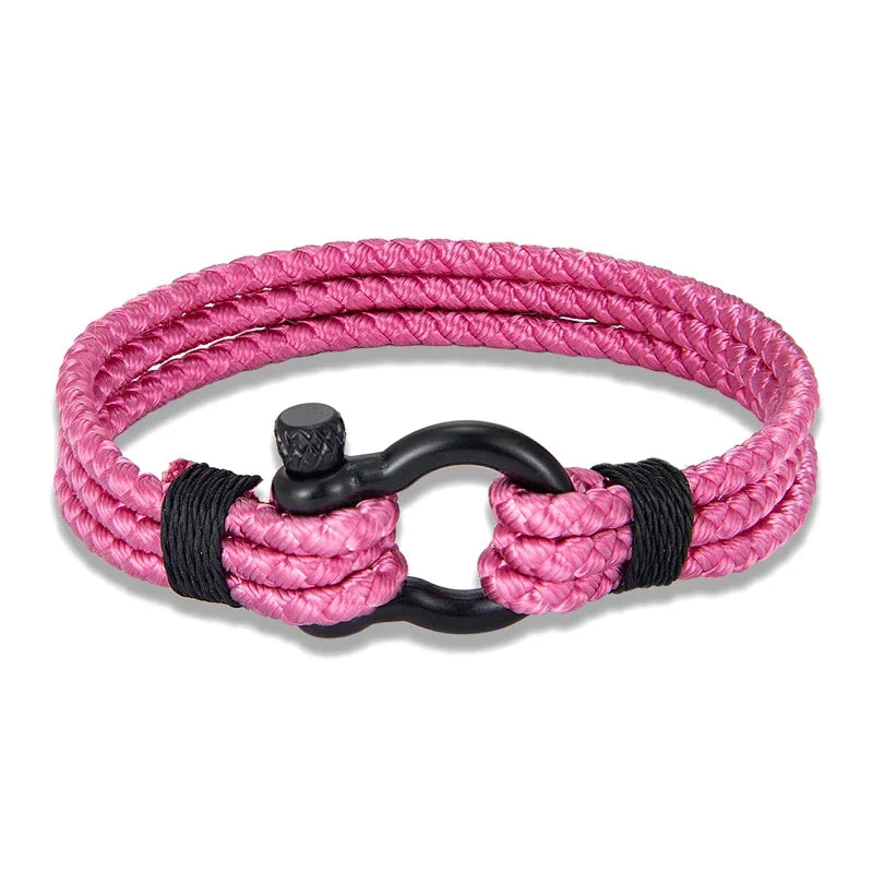Stainless Steel Horseshoe Buckle Bracelet